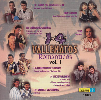 11027 - 14 Vallenatos Romanticos Vol. 1 - Varios