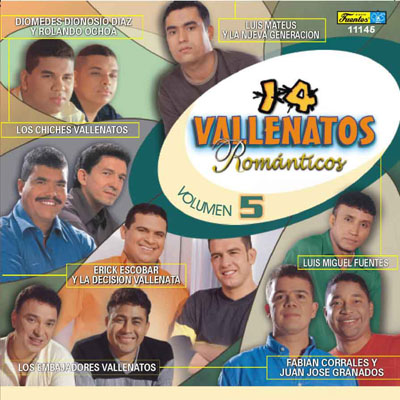11145 - 14 Vallenatos Romanticos Volumen 5 - Various