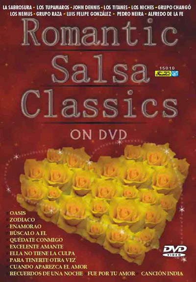 15010 - Romantic Salsa Classics on DVD - Various